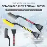 Car Snow Removal Kit – EVA Foam Handle Ice Scraper & Snow Brush for Windshield Cleaning in Winter